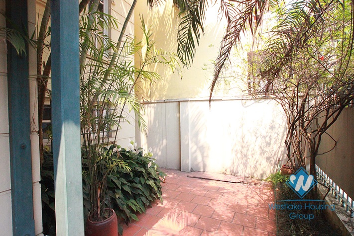 Nice and bright house for rent in Tay Ho area, Ha Noi